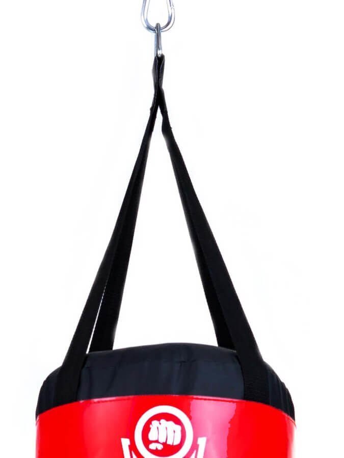 Užpildytas bokso maišas vaikams, 80cm, 15kg RED kaina ir informacija | Kovos menai | pigu.lt