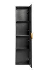 Vonios spintelė ADEL BLACK 80-01-B-1D цена и информация | Шкафчики для ванной | pigu.lt