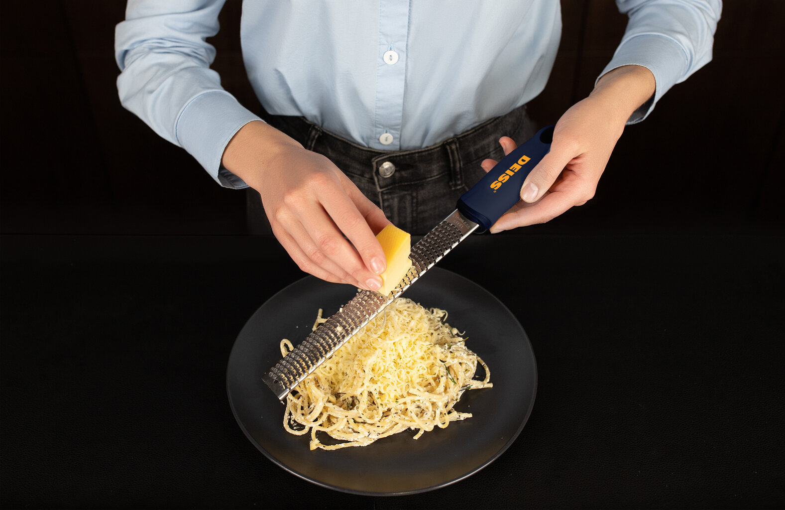 Deiss Pro trintuvė sūriui ir citrinai (juoda) kaina ir informacija | Virtuvės įrankiai | pigu.lt