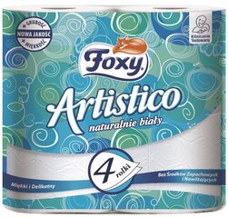 Tualetinis popierius Foxy Artistico, 4 vnt. kaina ir informacija | Tualetinis popierius, popieriniai rankšluosčiai | pigu.lt