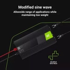 Преобразователь мощности Green Cell Car Power Inverter Green Cell 24V to 230V 3000W/ 6000W цена и информация | Преобразователи напряжения | pigu.lt