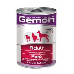Gemon all breeds adult konservuotas paštetas suaugusiems šunims su jautiena 400g цена и информация | Консервы для собак | pigu.lt