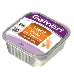 Gemon Light all breeds konservuotas paštetas suaugusiems šunims su kalakutiena 150g цена и информация | Консервы для собак | pigu.lt