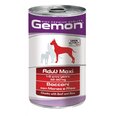 Gemon maxi adult konservuotas pašaras suaugusiems šunims su jautiena ir ryžiais 1250g