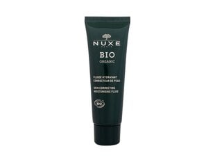Увлажняющий крем для лица для нормальной и комбинированной кожи Nuxe Bio Organic Skin Correcting Moisturising Fluid, 50 мл цена и информация | Кремы для лица | pigu.lt