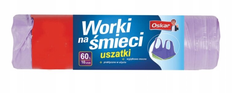 Oskars šiukšlių maišai, 60 L kaina ir informacija | Šiukšlių maišai | pigu.lt