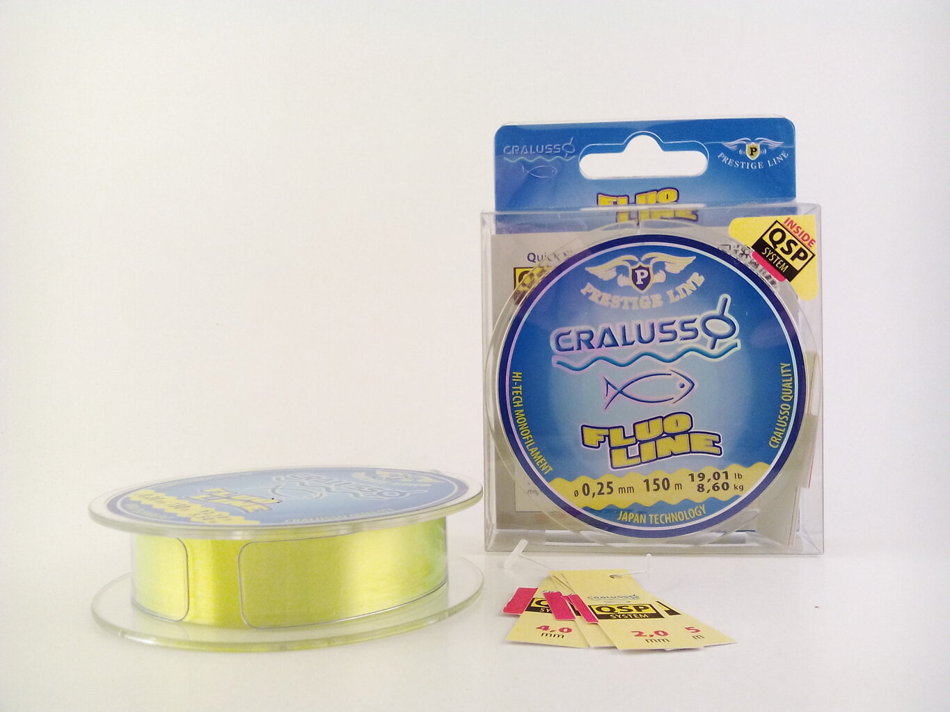 Valas Cralusso Fluo Line, 150 m, 0,18 – 0,30 mm, geltonas kaina ir informacija | Valai | pigu.lt