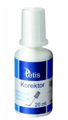 Korektorius Tetis, 20 ml цена и информация | Канцелярские товары | pigu.lt