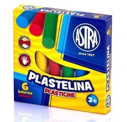 Plastelino rinkinys Astra, 6 spalvos цена и информация | Принадлежности для рисования, лепки | pigu.lt