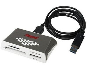 MEMORY READER FLASH USB3.0/FCR-HS4 KINGSTON kaina ir informacija | Adapteriai, USB šakotuvai | pigu.lt