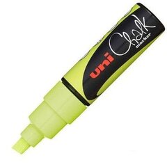Жидкие маркеры Uni-Ball PWE-8K Fluor Жёлтый 6 штук цена и информация | Принадлежности для рисования, лепки | pigu.lt