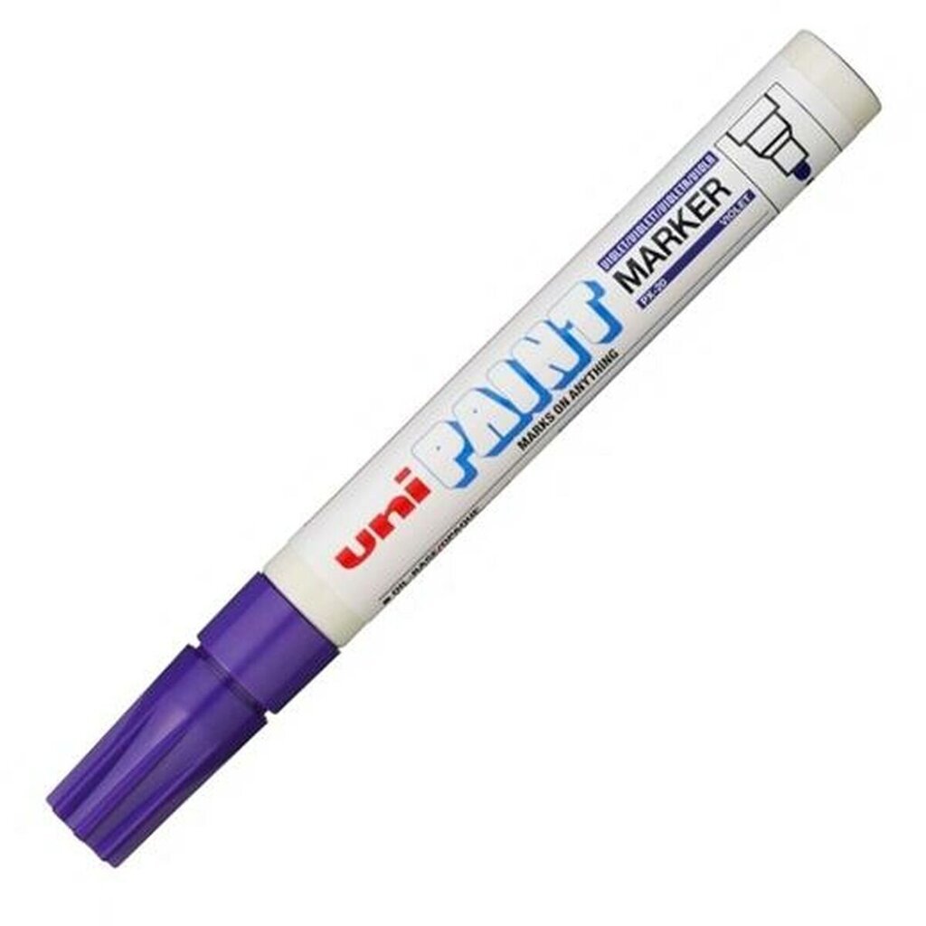 Žymeklis Uni-Ball Paint Marker PX-20, Violetinis, 12 vnt. цена и информация | Kanceliarinės prekės | pigu.lt