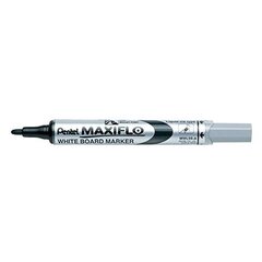 Liquid chalk markers Pentel Maxiflo MWL-5S Чёрный 12 штук цена и информация | Принадлежности для рисования, лепки | pigu.lt