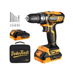 Cordless Drill Deko Tools DKCD16XL01-B5S2 16V цена и информация | Механические инструменты | pigu.lt