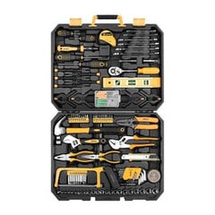 Įrankių rinkinys Deko Tools DKMT168, 168 vnt. kaina ir informacija | Mechaniniai įrankiai | pigu.lt