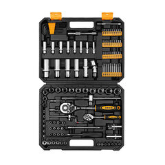 Hand Tool Set Deko Tools  DKAT121, 121 pieces цена и информация | Механические инструменты | pigu.lt