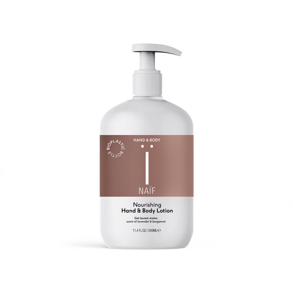 Maitinamasis rankų ir kūno losjonas Naïf Nourishing Hand & Body Lotion, 340 ml kaina ir informacija | Kosmetika vaikams ir mamoms | pigu.lt