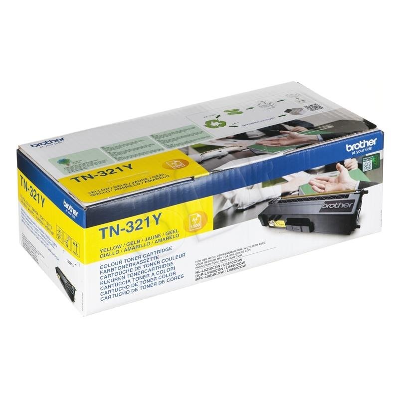 Brother - Toner TN321Y 1500 str. do HL/MFC-L8x50/DCP-L84x0 kaina ir informacija | Kasetės lazeriniams spausdintuvams | pigu.lt