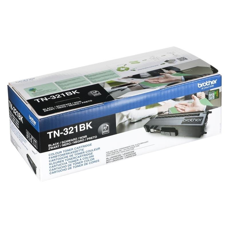 Brother - Toner TN321BK 2500 str. do HL/MFC-L8x50/DCP-L84x0 kaina ir informacija | Kasetės lazeriniams spausdintuvams | pigu.lt