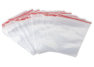 Polietileno maišeliai, užspaudžiami Zip lock 60x80 mm/ 10 pak. x 100 vnt. kaina ir informacija | Kanceliarinės prekės | pigu.lt