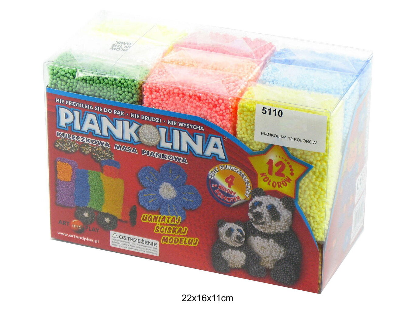 Rutulinis plastilinas, 12 spalvų (5110) 1041 цена и информация | Lavinamieji žaislai | pigu.lt