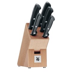 WMF Classic Line Line Нож для завтрака набор 6-часовых, 23 см, нарезка для хлебного ножа, нож с закусками, специальная лезвия, пластиковая ручка, красочная цена и информация | Ножи и аксессуары для них | pigu.lt