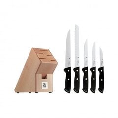 WMF Classic Line Line Нож для завтрака набор 6-часовых, 23 см, нарезка для хлебного ножа, нож с закусками, специальная лезвия, пластиковая ручка, красочная цена и информация | Ножи и аксессуары для них | pigu.lt