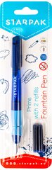 Plunksnakotis Fountain Pen su 2 kapsulėm Starpak цена и информация | Письменные принадлежности | pigu.lt