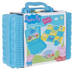 Pikniko krepšelis Peppa Pig su stalo įrankiais kaina ir informacija | Žaislai mergaitėms | pigu.lt