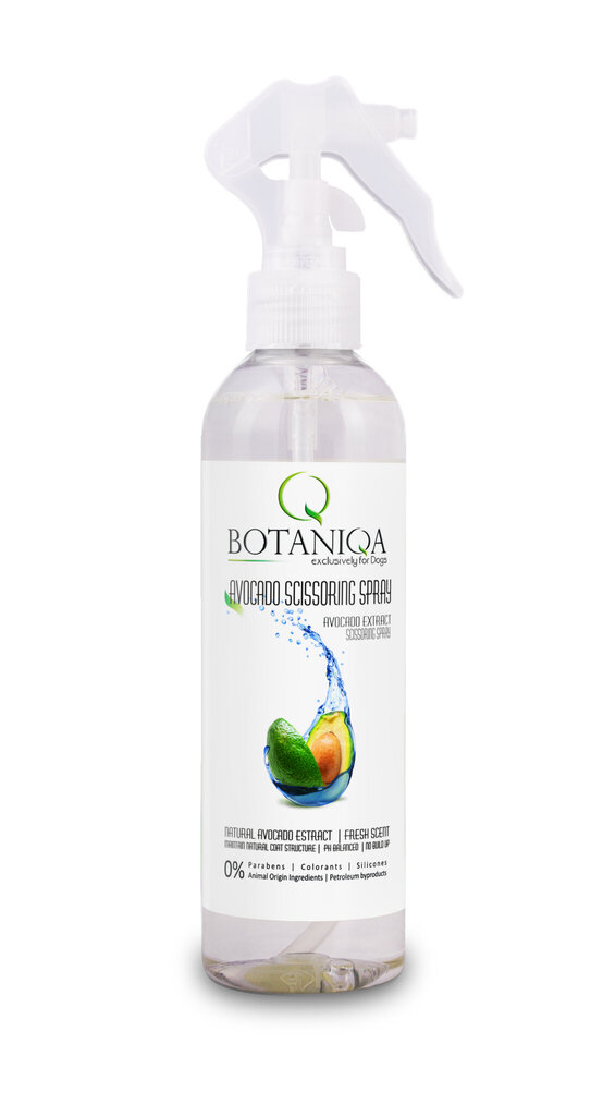 Purškiklis Botaniqa Avocado Scissoring, 250 ml цена и информация | Kosmetinės priemonės gyvūnams | pigu.lt