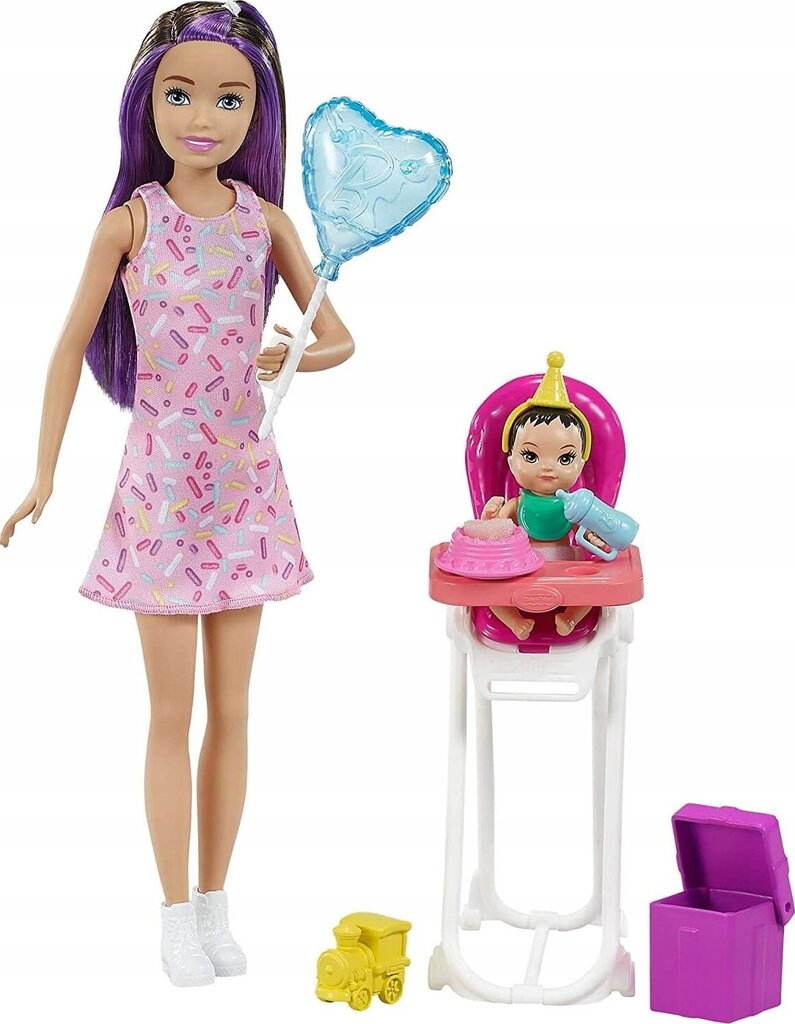 Lėlė auklė Barbie su priedais цена и информация | Žaislai mergaitėms | pigu.lt