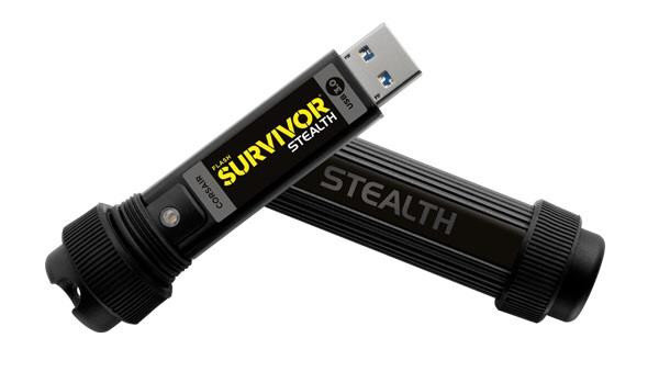 Corsair USB Flash Survivor Stealth 64GB USB 3.0, shock/waterproof kaina ir informacija | USB laikmenos | pigu.lt