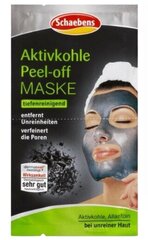 Nulupama veido kaukė Schaebens Activated Charcoal Peel-Off Mask, 16 ml kaina ir informacija | Veido kaukės, paakių kaukės | pigu.lt