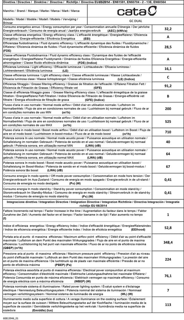 Cata GC DUAL A 45 XGBK/D kaina ir informacija | Gartraukiai | pigu.lt