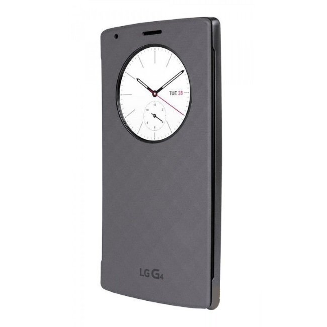 Atverčiamas dėklas LG CFV-100 QuickCircle skirtas LG G4 (H815), Pilka kaina ir informacija | Telefono dėklai | pigu.lt