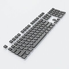 Клавиатура Dark Project KS-0049 Pudding, Black, RU цена и информация | Клавиатуры | pigu.lt