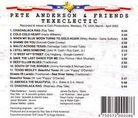 CD - Pete Anderson & Friends - Texeclectic kaina ir informacija | Vinilinės plokštelės, CD, DVD | pigu.lt