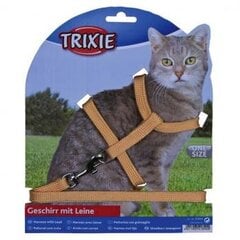Нейлоновый ошейник с поводком для кошек Trixie цена и информация | Поводки и ошейники для кошек | pigu.lt