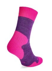 Trekking socks Bridgedale Explorer Heavy Merino C Boot - purple цена и информация | Женские носки | pigu.lt