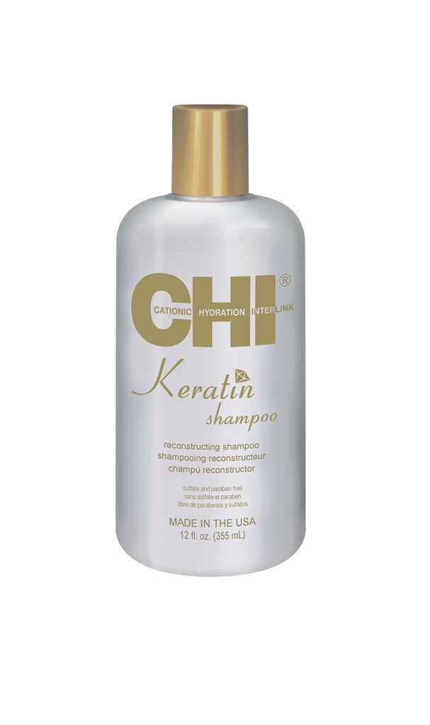 Šampūnas pažeistiems plaukams su keratinu Farouk Systems CHI Keratin, 355 ml kaina ir informacija | Šampūnai | pigu.lt