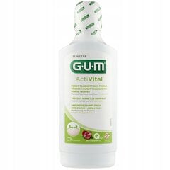 GUM ActiVital skystis (500 ml) kaina ir informacija | Dantų šepetėliai, pastos | pigu.lt