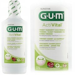 GUM ActiVital skystis (500 ml) kaina ir informacija | Dantų šepetėliai, pastos | pigu.lt