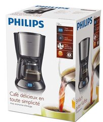 Кофеварка Philips Daily Collection HD7459/20, черная нержавеющая сталь цена и информация | Philips Кухонная техника | pigu.lt