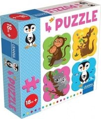 Dėlionės Granna Gyvūnai, 16 d. kaina ir informacija | Dėlionės (puzzle) | pigu.lt