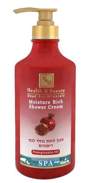 Kremas-gelis dušui su granatų ekstraktu Health & Beauty, 780 ml