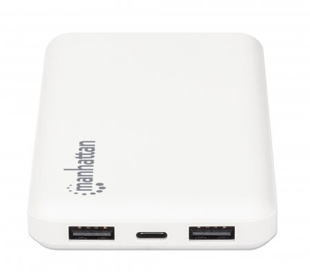 Manhattan 10000 mAh kaina ir informacija | Atsarginiai maitinimo šaltiniai (power bank) | pigu.lt