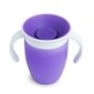 Mokymosi puodelis Munchkin Miracle 360, violetinis, 6 mėn+, 207 ml, 5162102 цена и информация | Kūdikių indai, indeliai pienui ir įrankiai | pigu.lt