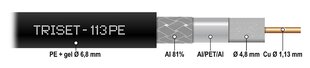 КОАКСИАЛЬНЫЙ КАБЕЛЬ TRISET-113PE/200 цена и информация | Комплектующие для солнечных электростанций | pigu.lt