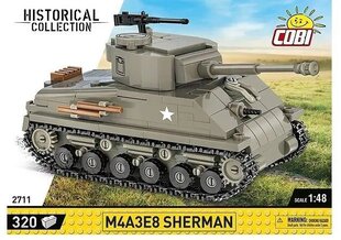 Konstruktorius Cobi Historical Collection WW2 M4A3E8 Sherman tankas kaina ir informacija | Konstruktoriai ir kaladėlės | pigu.lt