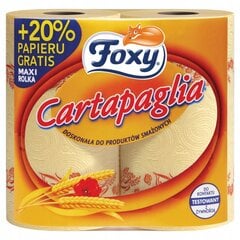 "Foxy" virtuviniai popieriniai rankšluosčiai dideliu ritiniu 2 vnt. kaina ir informacija | Tualetinis popierius, popieriniai rankšluosčiai | pigu.lt